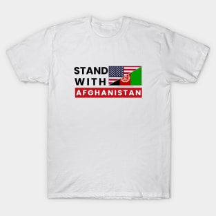 Stand with Afghanistan (light background) T-Shirt